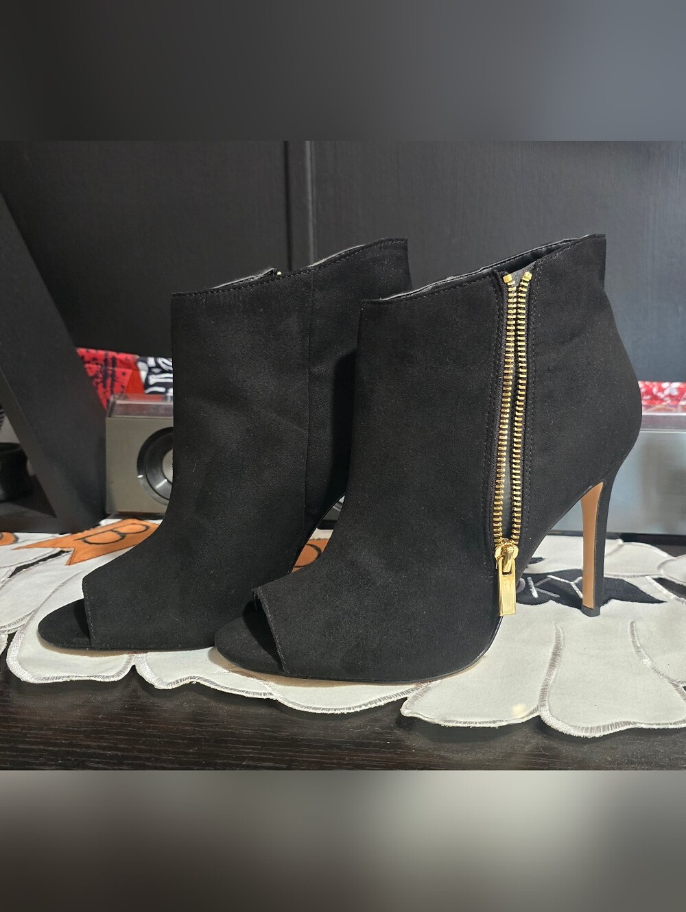 Mix No 6 Heels Booties Zipper 8.5